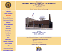 Tablet Screenshot of americanlegionpost56.com